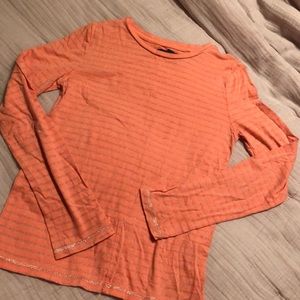 Gap Kids Peach Striped Shirt - Size XL (12)